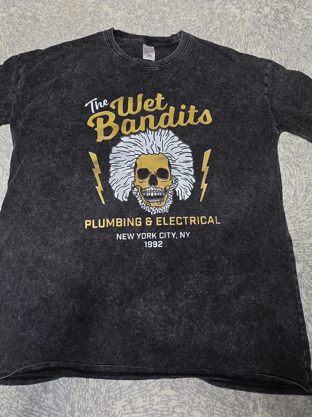 Wet Bandits - Home Alone - Plumbing & Electrical Skull Design